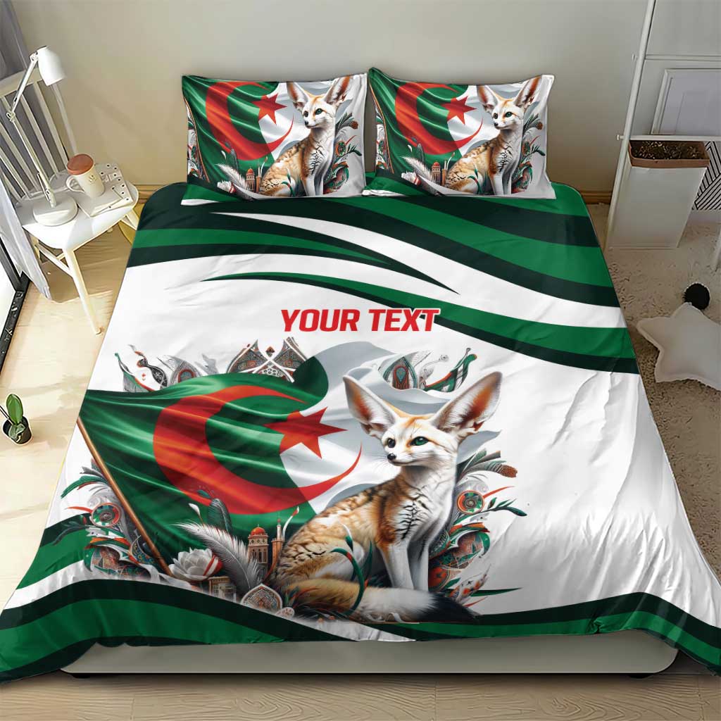 Algeria Fennec Fox Personalized Bedding Set with Algerian Culture and Nature LT9