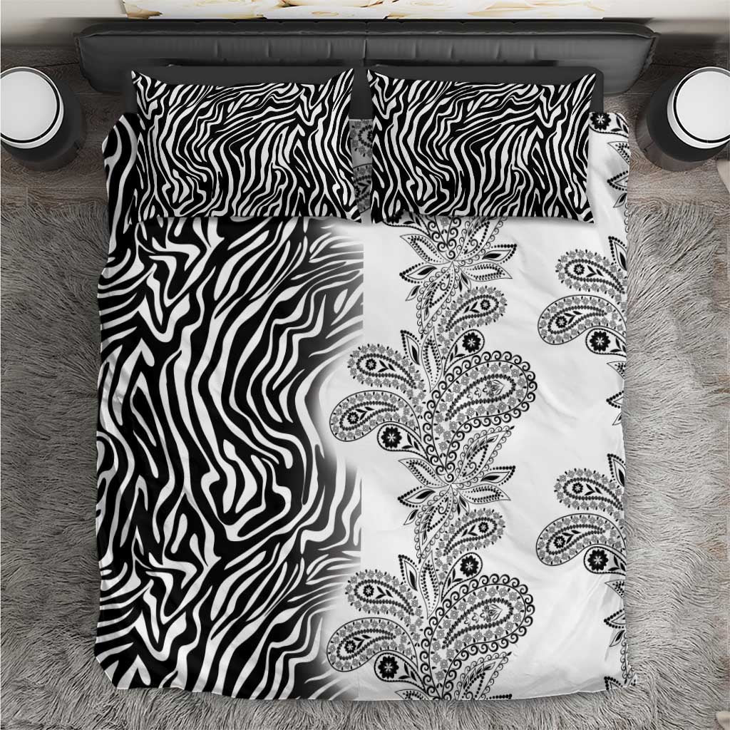 Afro Zebra Mix Paisley Tribal Pattern Bedding Set LT9
