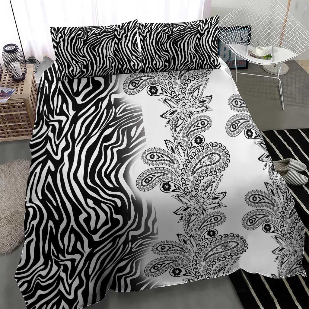 Afro Zebra Mix Paisley Tribal Pattern Bedding Set LT9
