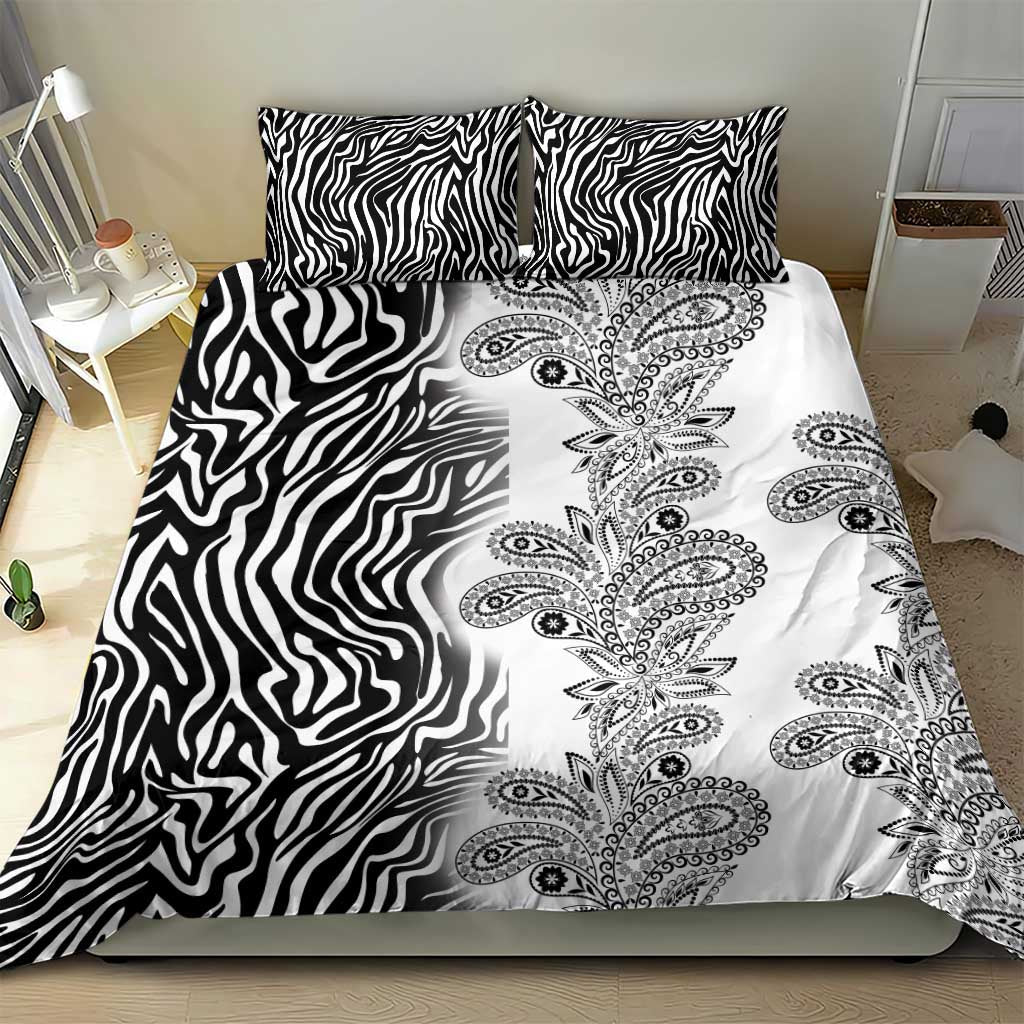 Afro Zebra Mix Paisley Tribal Pattern Bedding Set LT9