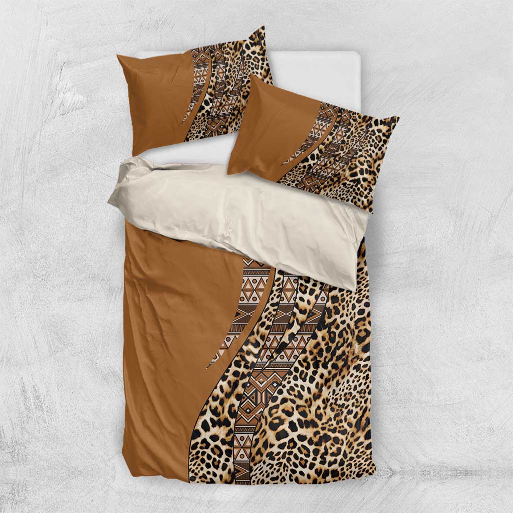 Afro Leopard Mix Native Tribal Pattern Bedding Set LT9