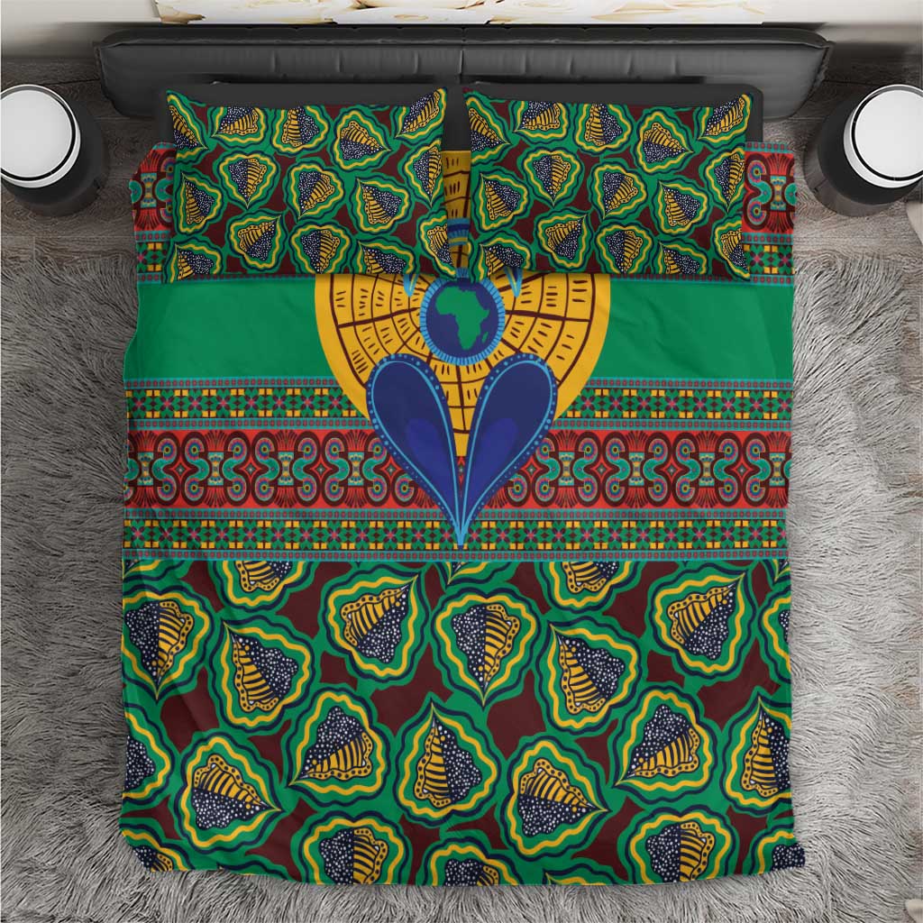 Afro Pattern Traditional Kanga Style Bedding Set LT9