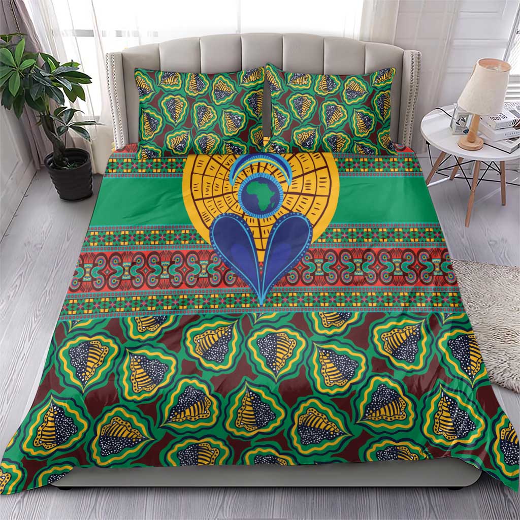 Afro Pattern Traditional Kanga Style Bedding Set LT9