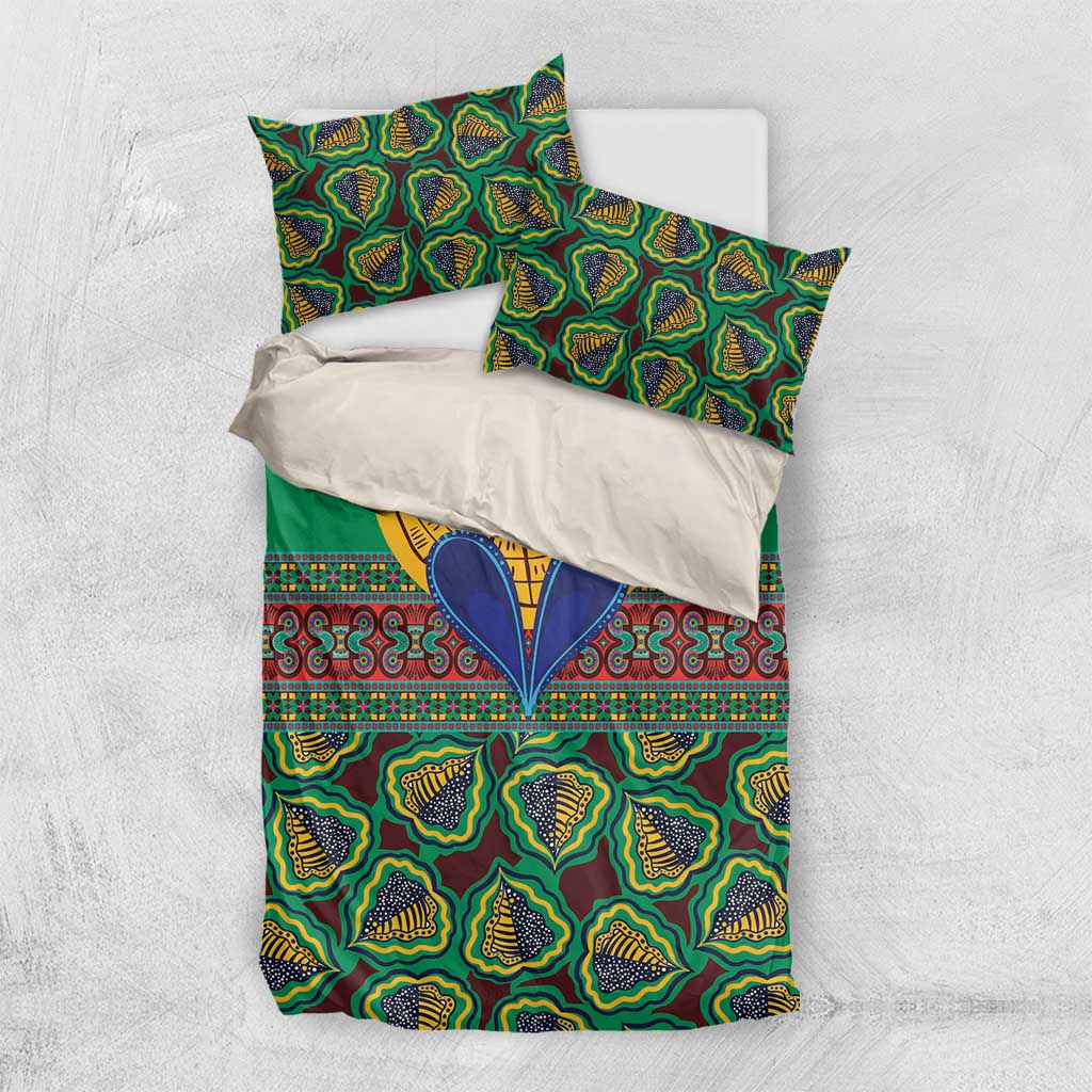 Afro Pattern Traditional Kanga Style Bedding Set LT9