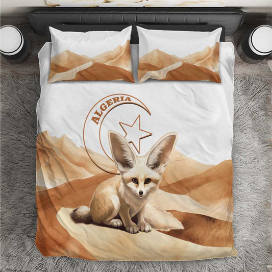 Afro Algeria Fennec Fox Bedding Set Algerian Sahara Vulpes zerda LT14
