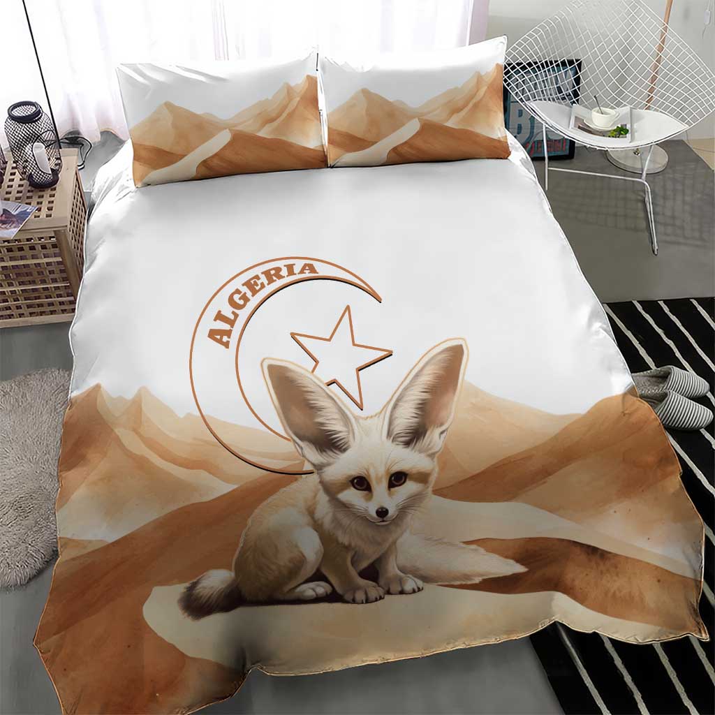 Afro Algeria Fennec Fox Bedding Set Algerian Sahara Vulpes zerda LT14