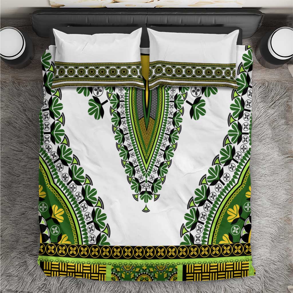 Africa Bedding Set African Dashiki Royal Green Version LT14