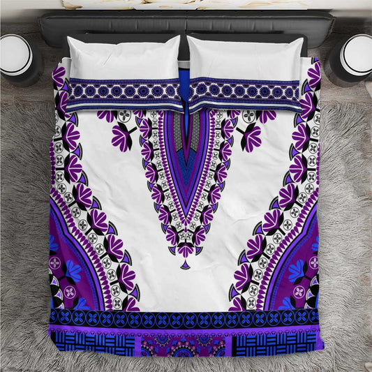 Africa Bedding Set African Dashiki Royal Purple Version LT14