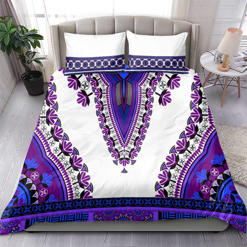 Africa Bedding Set African Dashiki Royal Purple Version LT14