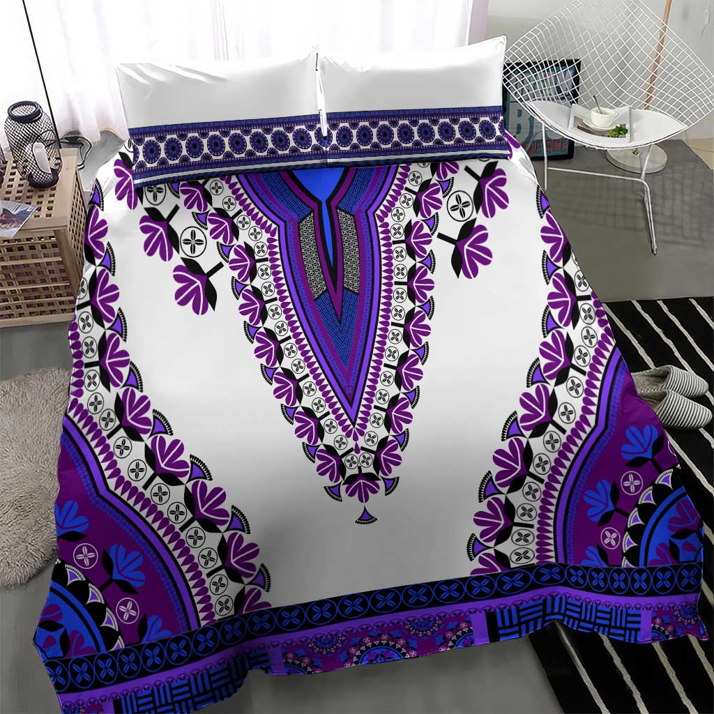 Africa Bedding Set African Dashiki Royal Purple Version LT14