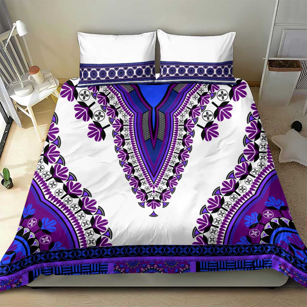 Africa Bedding Set African Dashiki Royal Purple Version LT14