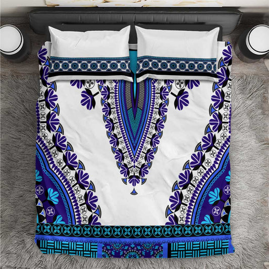 Africa Bedding Set African Dashiki Royal Blue Version LT14