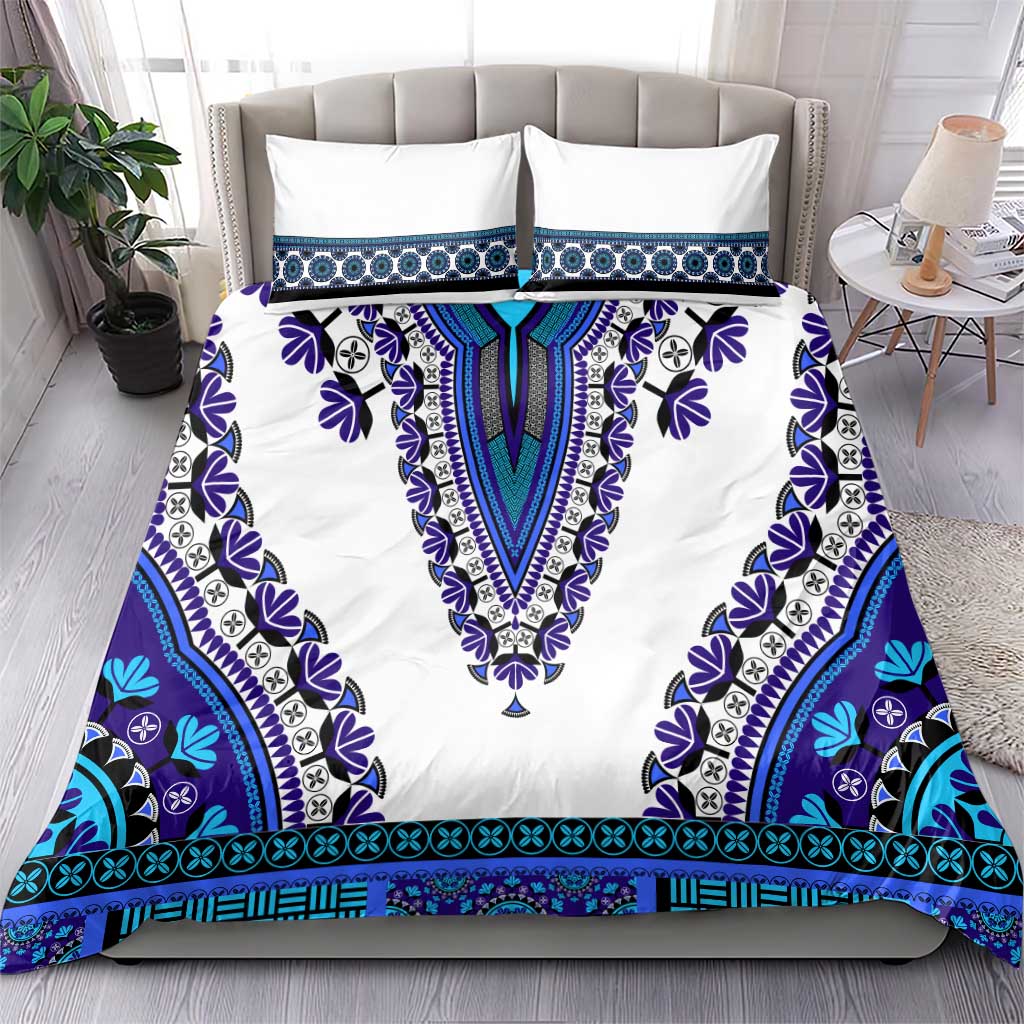 Africa Bedding Set African Dashiki Royal Blue Version LT14