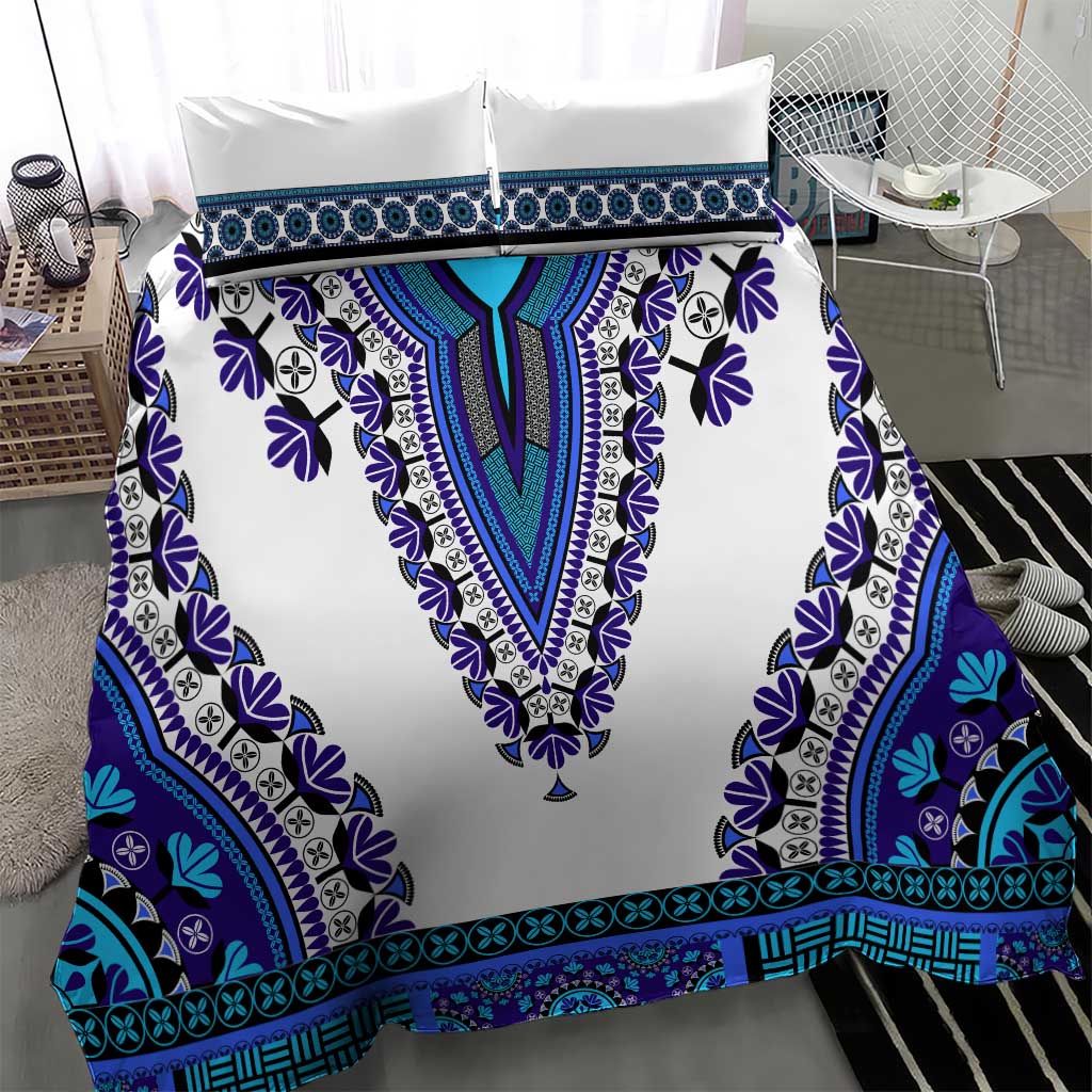 Africa Bedding Set African Dashiki Royal Blue Version LT14