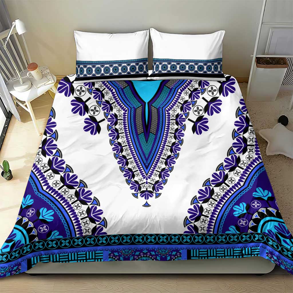 Africa Bedding Set African Dashiki Royal Blue Version LT14