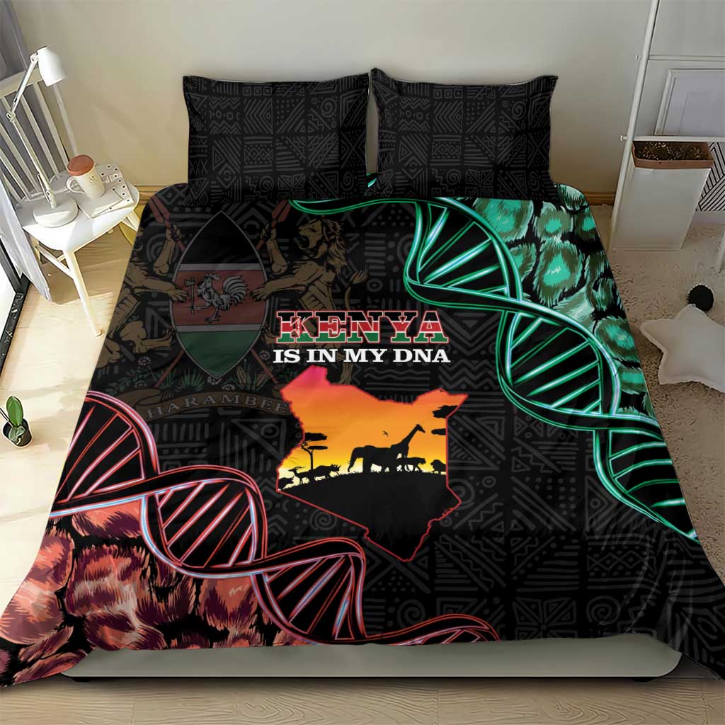 Afro Kenya Bedding Set Kenyan Is In My DNA - Jamhuri Day LT14