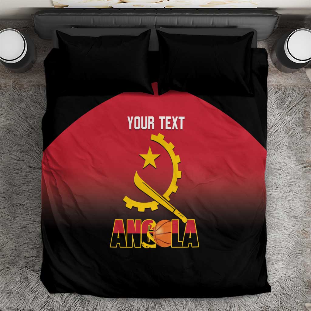 Afro Basketball Custom Angola Bedding Set Go Champions Angolan LT14