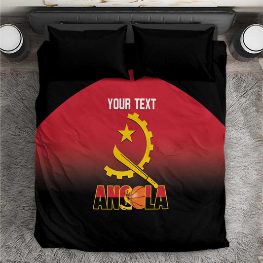 Afro Basketball Custom Angola Bedding Set Go Champions Angolan LT14