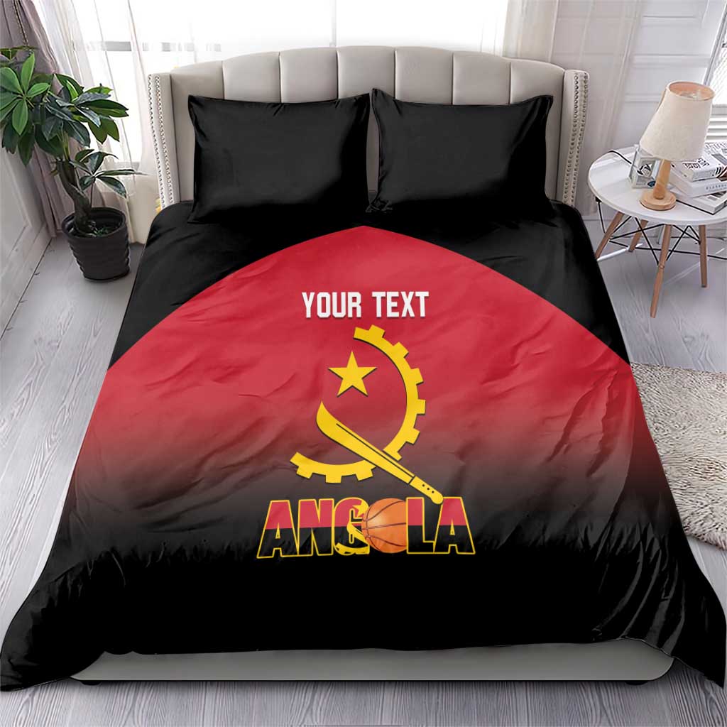 Afro Basketball Custom Angola Bedding Set Go Champions Angolan LT14