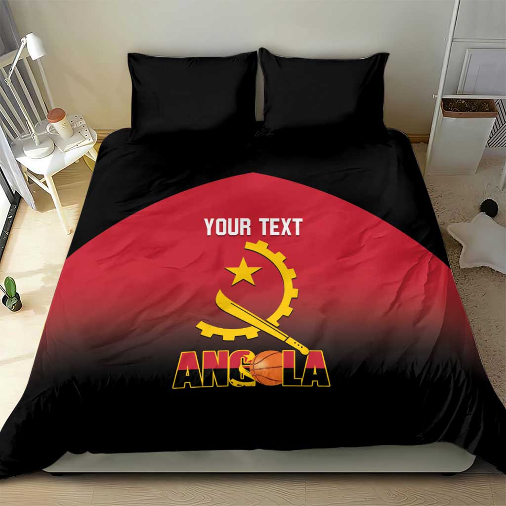 Afro Basketball Custom Angola Bedding Set Go Champions Angolan LT14