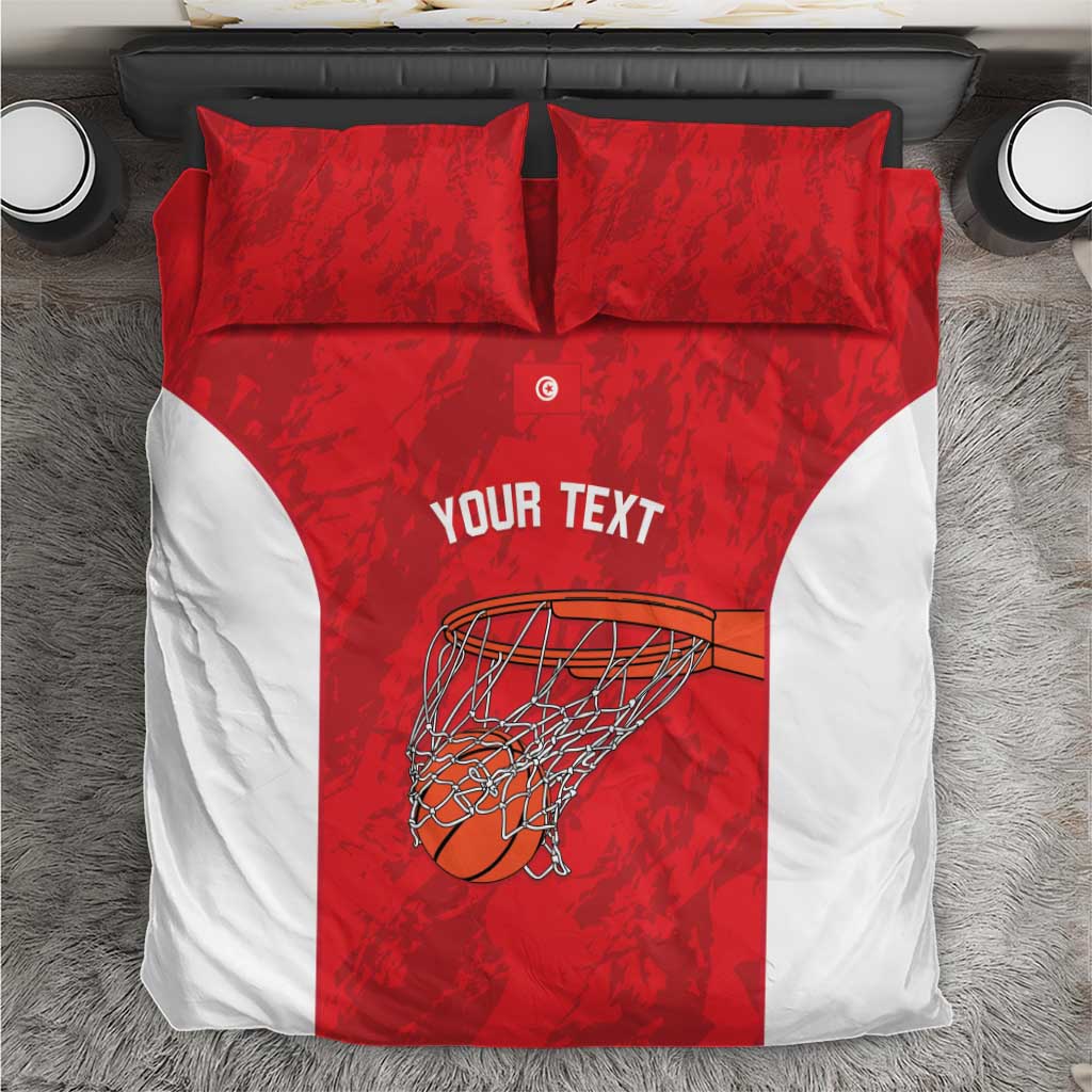 Afro Basketball Custom Tunisia Bedding Set Go Champions Eagles of Carthage LT14