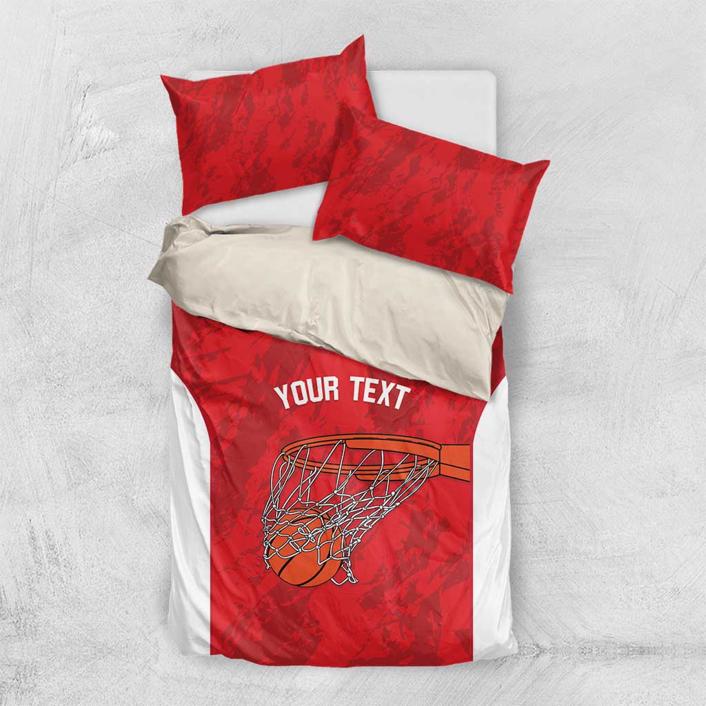 Afro Basketball Custom Tunisia Bedding Set Go Champions Eagles of Carthage LT14