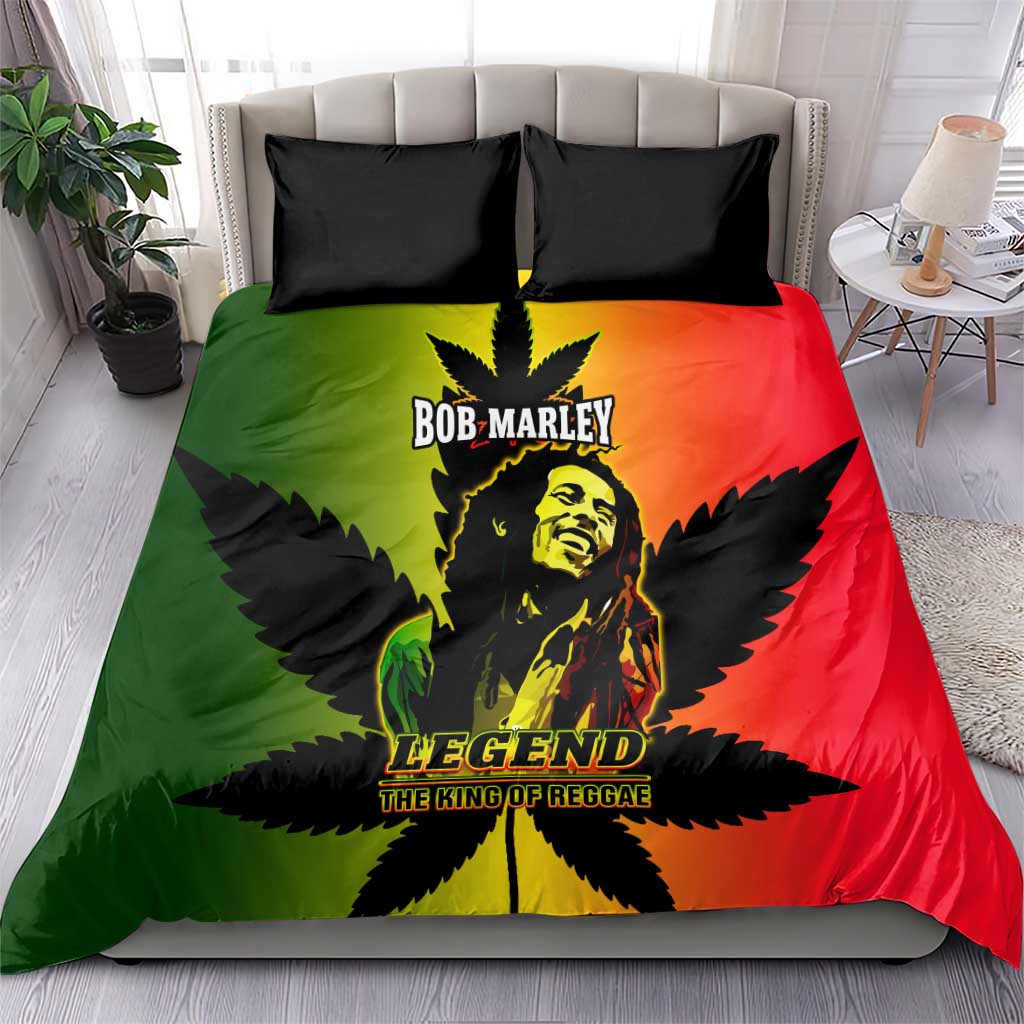 Afro Jamaica Legend Bob Bedding Set The King Of Reggae LT14