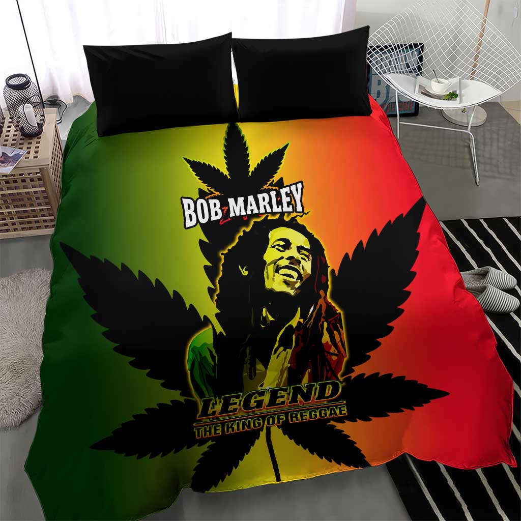 Afro Jamaica Legend Bob Bedding Set The King Of Reggae LT14