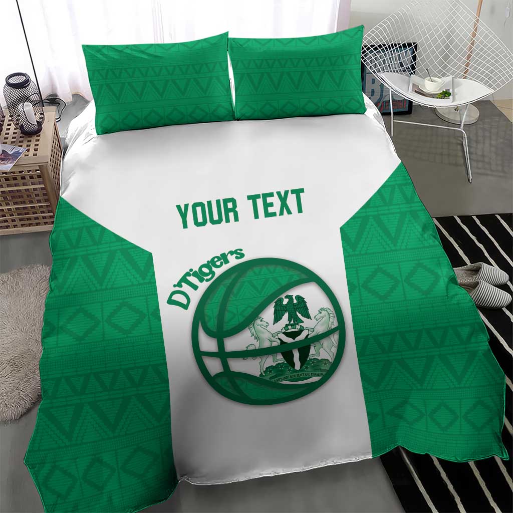 Afro Basketball Custom Nigeria Bedding Set Come On Tigers LT14