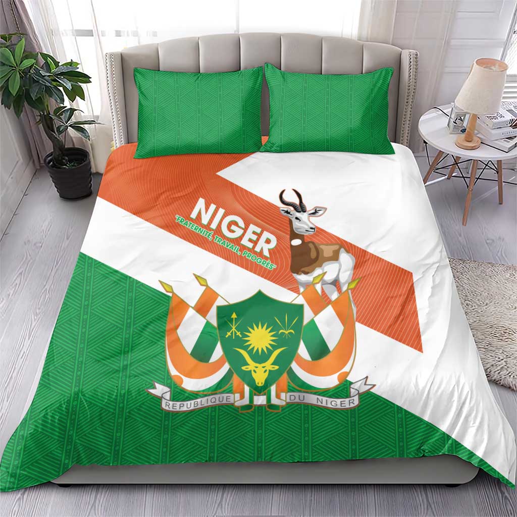 Afro Niger Bedding Set Dama Gazelle African Pattern - Republic Day LT14
