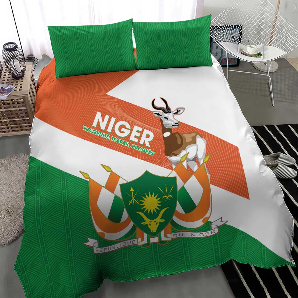 Afro Niger Bedding Set Dama Gazelle African Pattern - Republic Day LT14