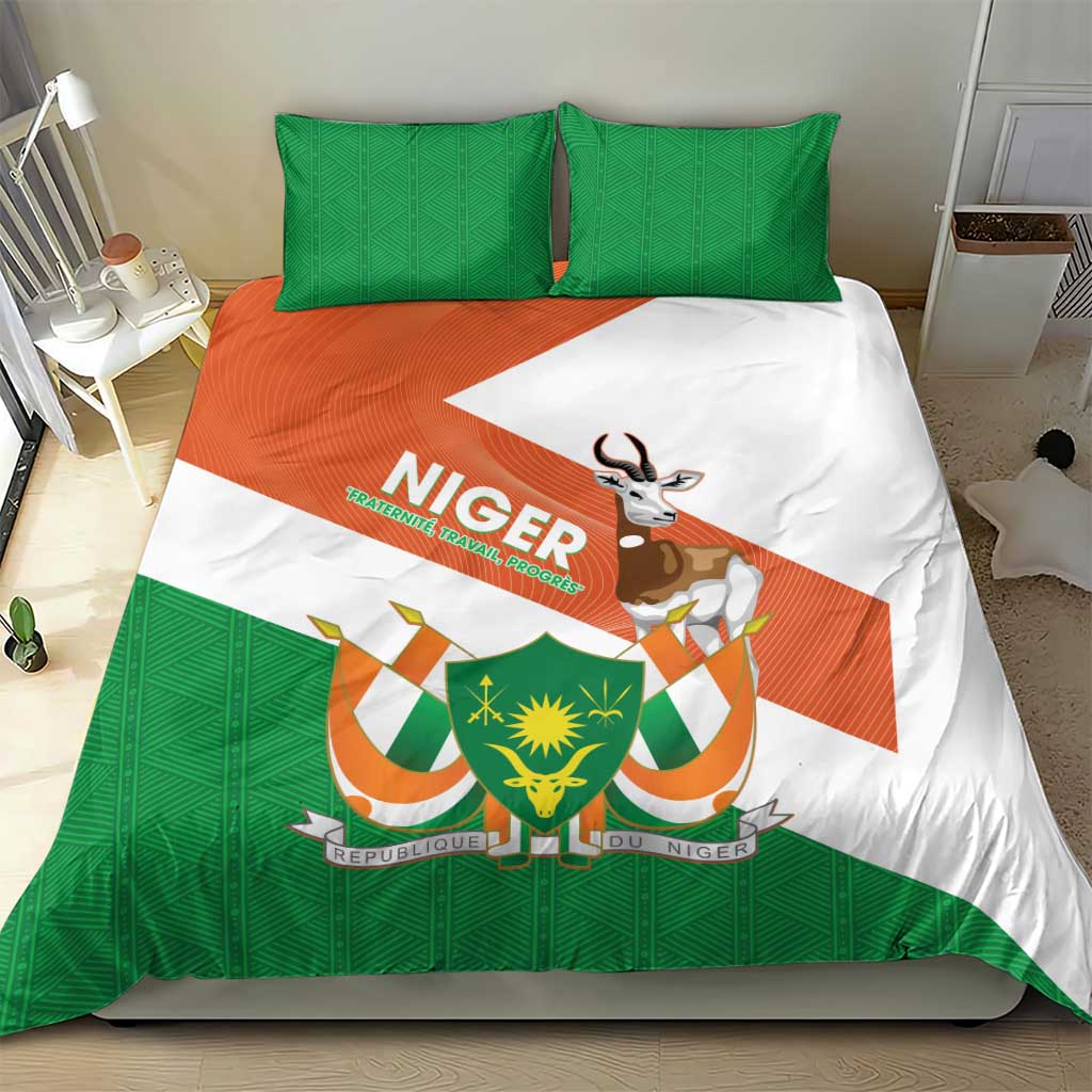 Afro Niger Bedding Set Dama Gazelle African Pattern - Republic Day LT14