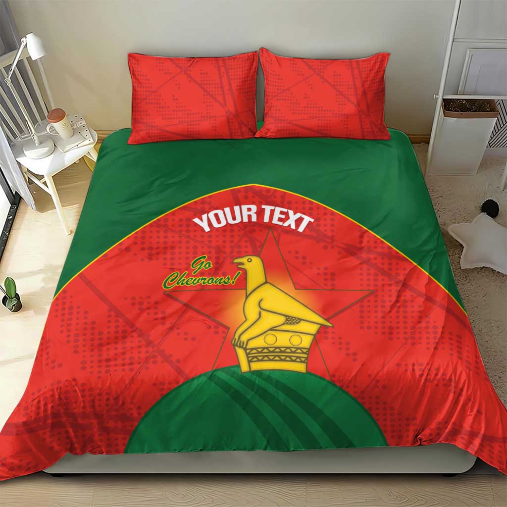 Afro Cricket Zimbabwe Custom Bedding Set Go Chevrons 2003 Color LT14
