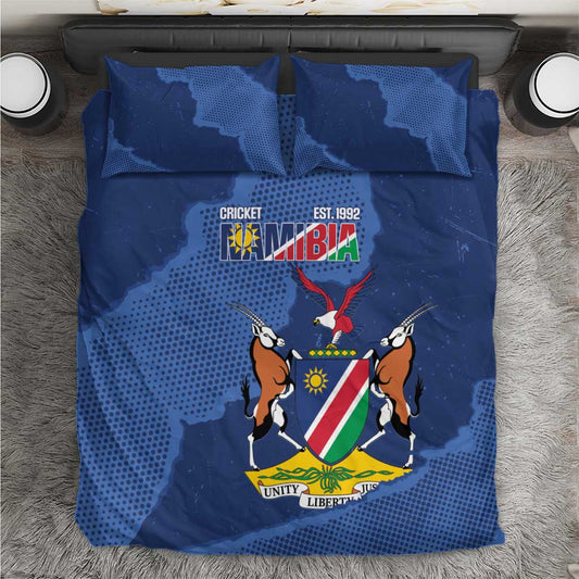 Afro Cricket Namibia Custom Bedding Set Go Eagles Est 1992 LT14