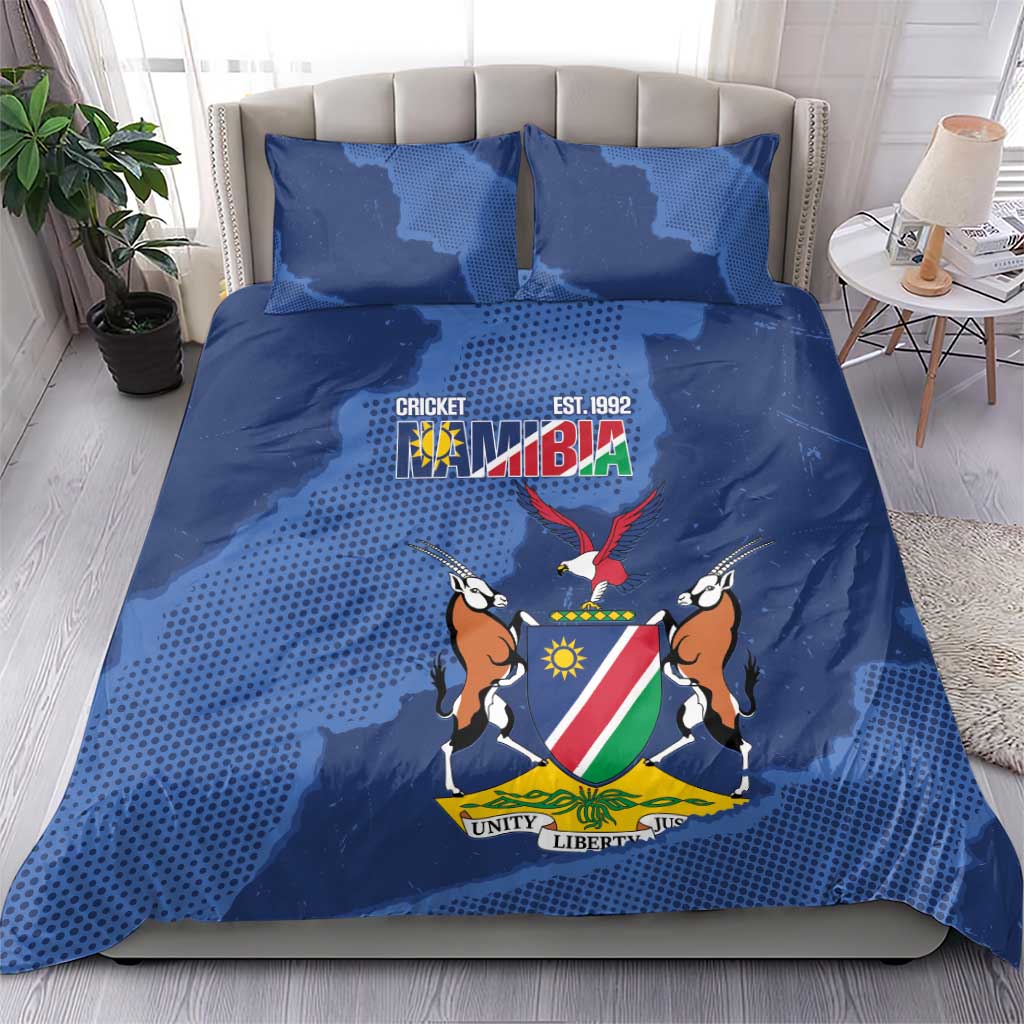 Afro Cricket Namibia Custom Bedding Set Go Eagles Est 1992 LT14