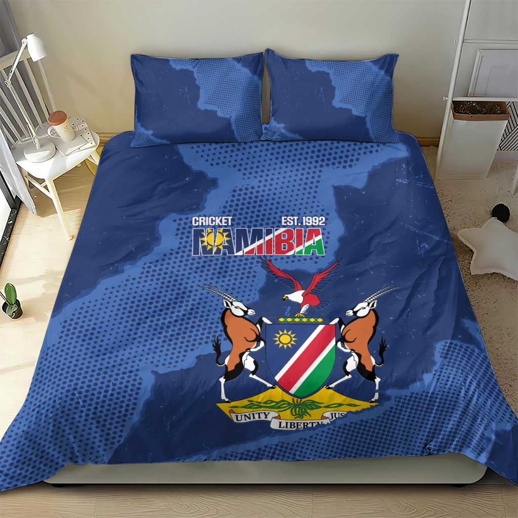 Afro Cricket Namibia Custom Bedding Set Go Eagles Est 1992 LT14