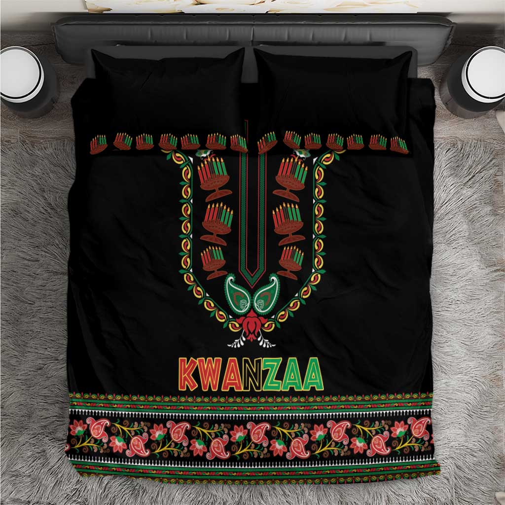 Afro-American Kwanzaa Bedding Set Dashiki Mix Paisley Pattern LT14