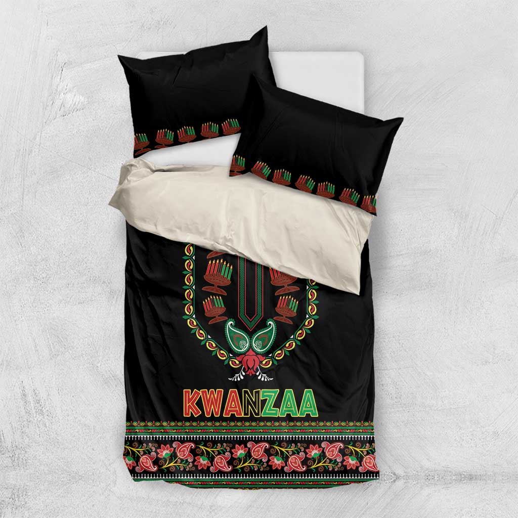 Afro-American Kwanzaa Bedding Set Dashiki Mix Paisley Pattern LT14