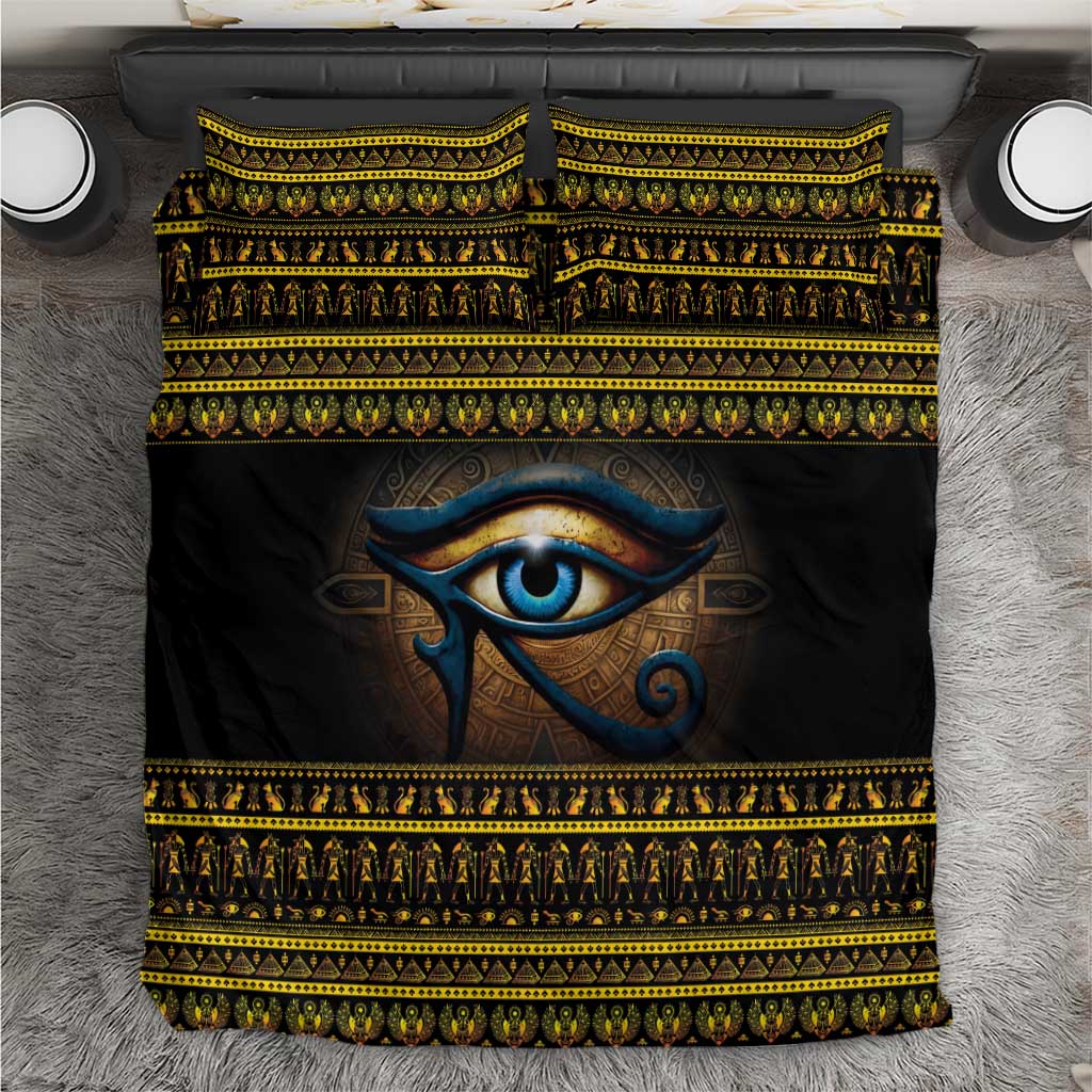 Ancient Egypt Eye Of Ra Bedding Set Sun To The Egyptians LT14