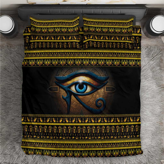 Ancient Egypt Eye Of Ra Bedding Set Sun To The Egyptians LT14