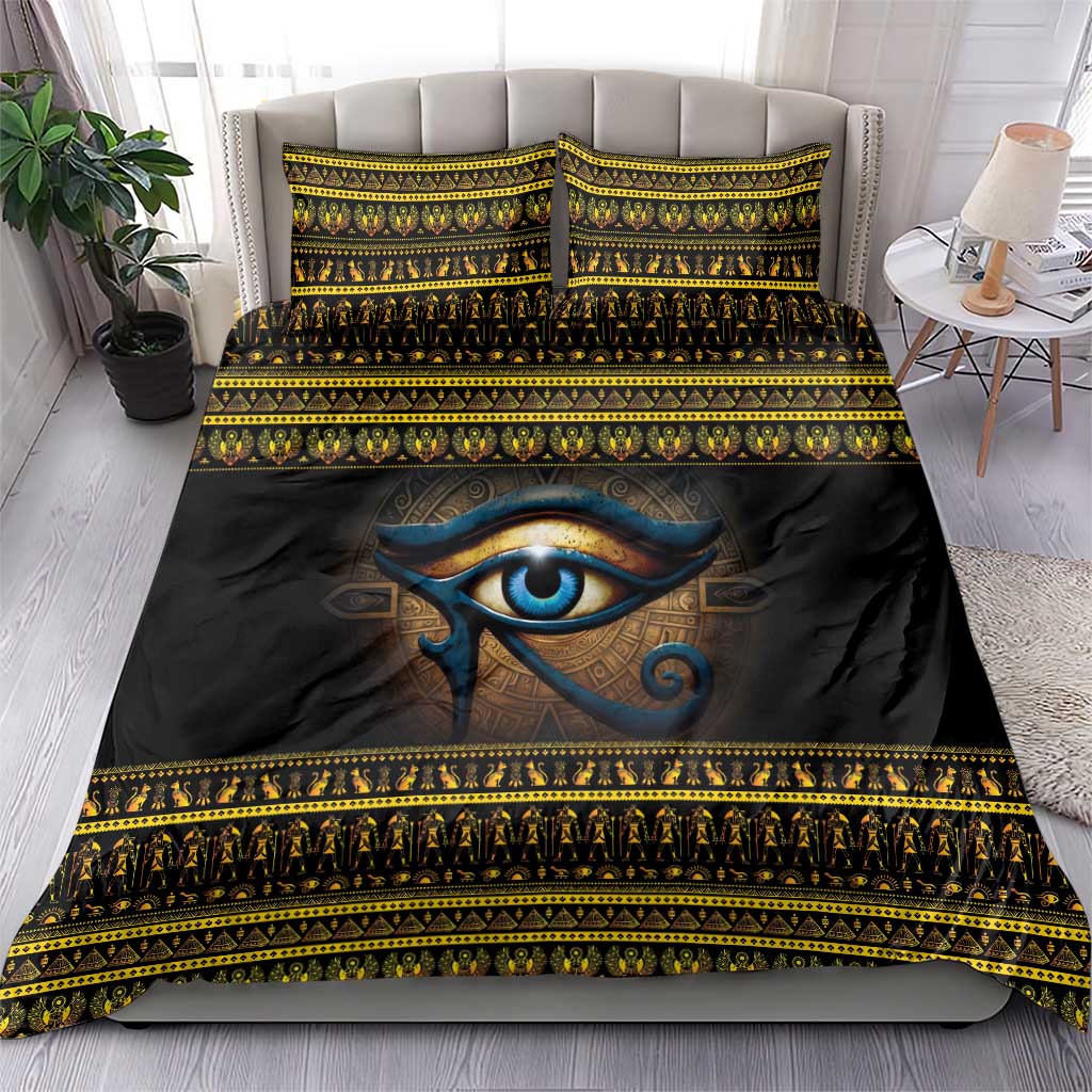 Ancient Egypt Eye Of Ra Bedding Set Sun To The Egyptians LT14