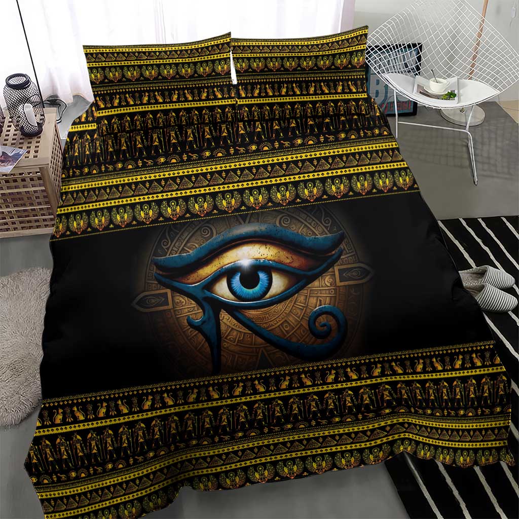 Ancient Egypt Eye Of Ra Bedding Set Sun To The Egyptians LT14