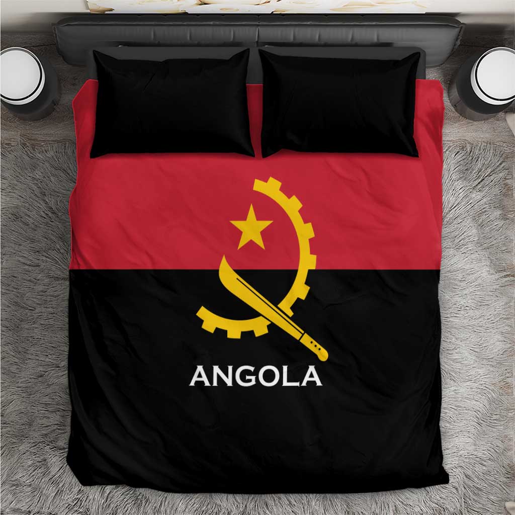 Angola Country Flag Stylized Bedding Set LT15