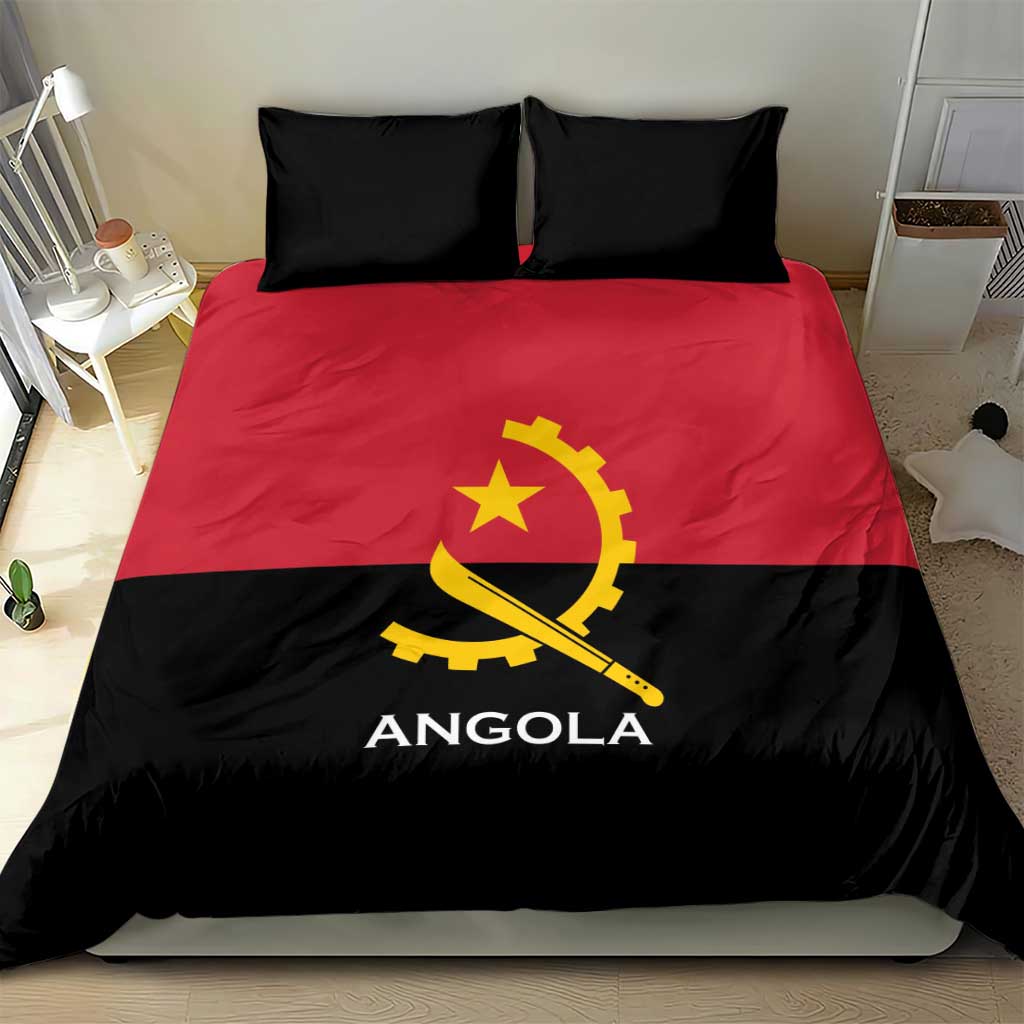 Angola Country Flag Stylized Bedding Set LT15