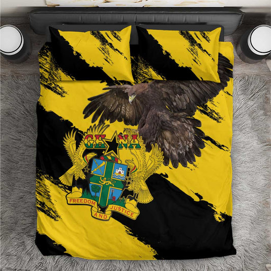 Afro Ghana Bedding Set Eagle With Coat Of Arms LT15