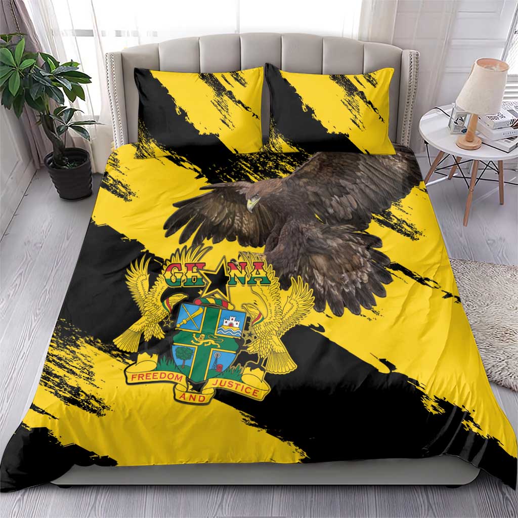 Afro Ghana Bedding Set Eagle With Coat Of Arms LT15