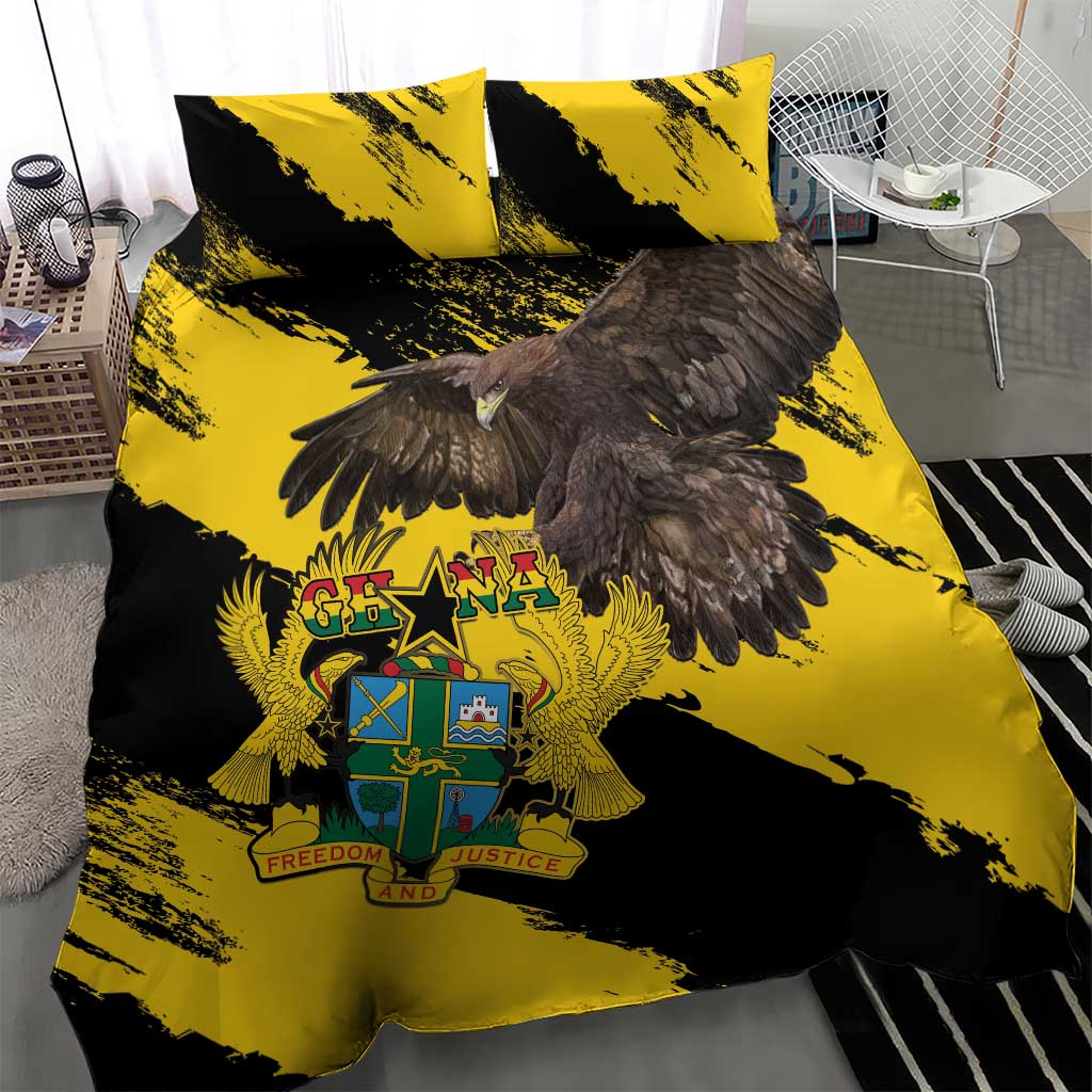 Afro Ghana Bedding Set Eagle With Coat Of Arms LT15