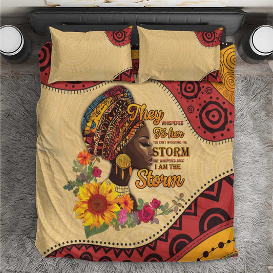 African Woman Bedding Set I Am The Storm LT15