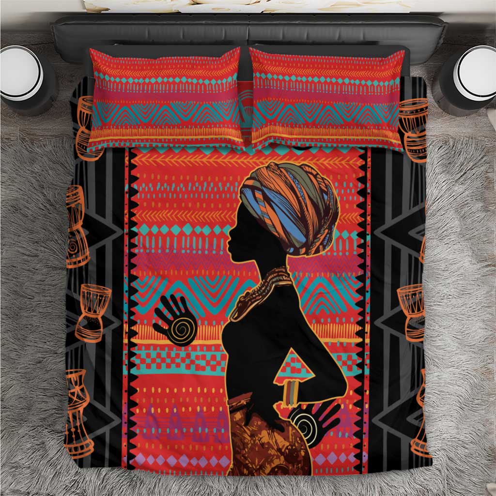 African Women Bedding Set Ethnic Pattern LT15
