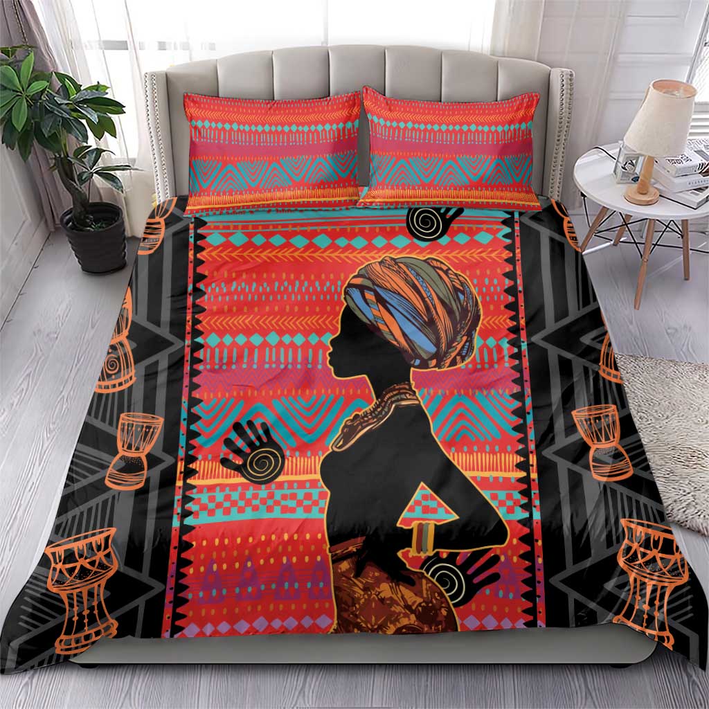 African Women Bedding Set Ethnic Pattern LT15